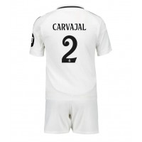 Real Madrid Daniel Carvajal #2 Fotballklær Hjemmedraktsett Barn 2024-25 Kortermet (+ korte bukser)